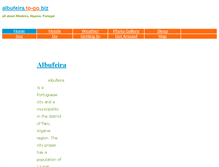 Tablet Screenshot of albufeira.to-go.biz